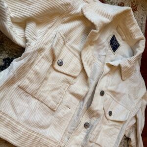 Off White Corduroy Jacket